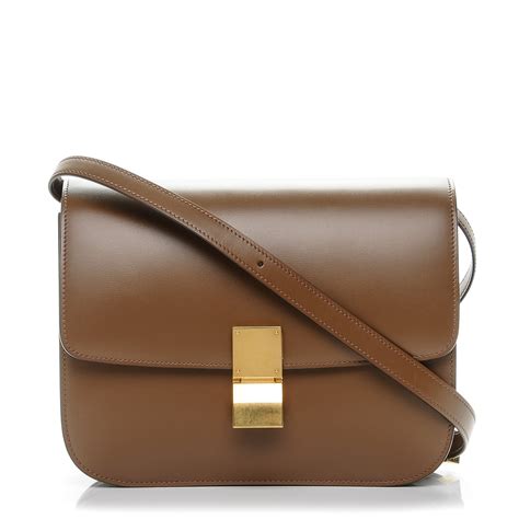 celine classic box camel|Medium Classic bag in box calfskin .